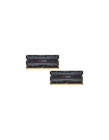 Memoria Mushkin So-dimm 64 Gb Ddr5 4800 2x 32 Gb Kit Dual, Negro, Mra5s480fffd32gx2, Redline Sodimm Mra5s480fffd32gx2