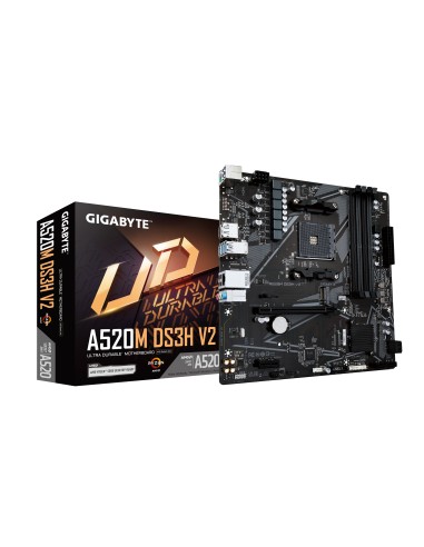 Gigabyte A520m Ds3h V2 Am4 Ddr4 Micro Atx Mb