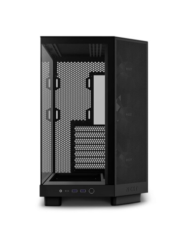 Caja Pc Nzxt H6 Flow Rgb Cc-h61fb-r1 (negro, Vidrio Templado)