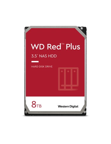 Wd Red Plus Disco Duro 8tb 3.5" Sata 6gb/s 5640 Rpm Nas Wd80efpx