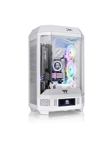 Caja Pc Thermaltake The Tower 300  Vidrio Templado Ca-1y4-00s6wn-00 Negra