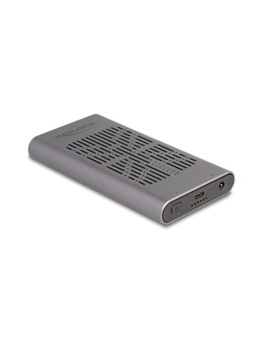 Delock 42027 Caja Externa usb 20 Gbps Para 2 X Ssd M.2 Nvme Pcie Con Usb Type-c Hembra Y Función De Clonación