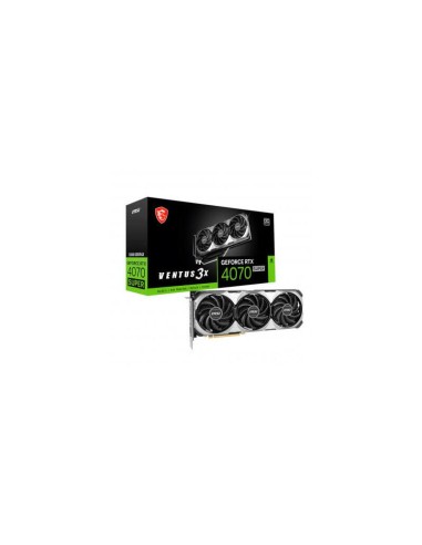 Vga Msi Rtx 4070 Super 12g Ventus 3x Oc,nv,rtx4070super,12gb,gddr6x,192bit,3dp+1hdmi,torx Fan 4.0,3 Ventiladores