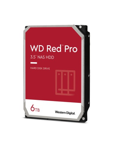 Wd Red Pro Wd6005ffbx Disco Duro 6 Tb Interno 3.5" Sata 6gb/s 7200 Rpm Búfer: 256 Mb