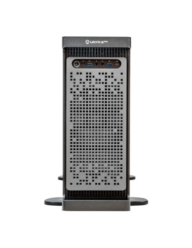 Caja Rack 19" Unykach Uk80.40.630 4u Admite 4 Gpus 8 Bahias 3.5" Y 2 De 2.5" 2xusb 3.0 1x Usb-c 3.1