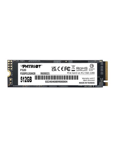 Ssd Patriot Viper P320 M.2 Pci-ex4 Nvme 512gb 3gb/s