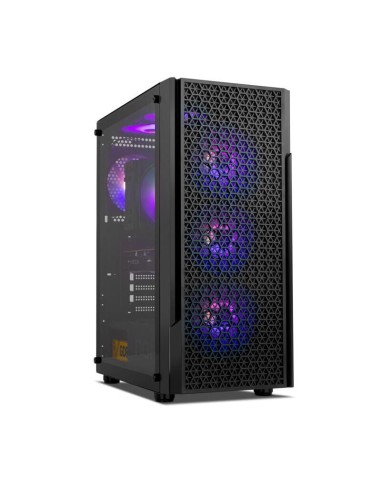 Caja Nox Infinity Beta Semitorre Atx Airflow Argb Rainbow