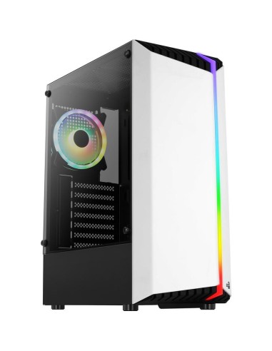 Caja Pc Aerocool Torre Atx Bionic V2 Rgb White