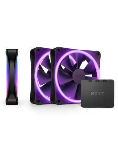 Ventilador Nzxt F120 Rgb Duo Triple 120x120x25 Negro