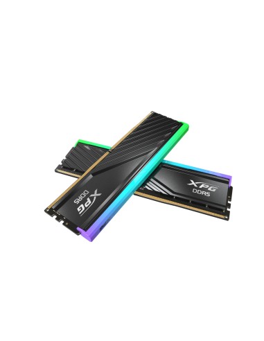 Adata Memoria 48 Gb Ddr5 6400 (2x 24 Gb) Kit Dual, Negro Lancer Blade Rgb, Intel Xmp, Amd Expo Ax5u6400c3224g-dtlabrbk