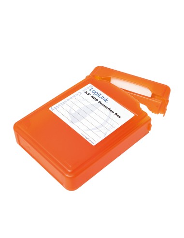 Funda De Protección De Disco Duro Logilink Para Disco Duro De 3,5 ", Naranja