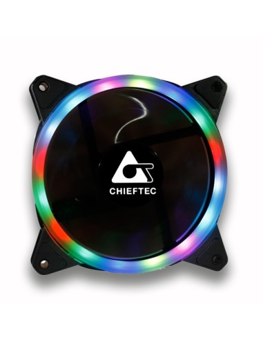 Ventilador Chieftec Af-12rgb Con Conector De 6 Pines Para Modelos Gl / Gp