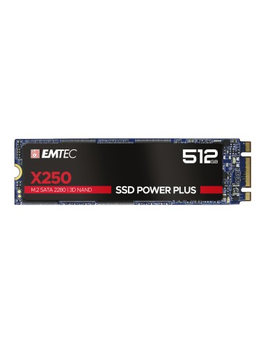 Disco Ssd Emtec 512gb X250 M.2 Gb Serial Ata Iii 3d Nand