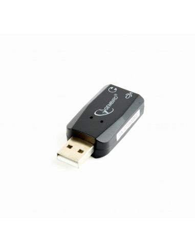 Gembird Tarjeta De Sonido Usb 2.0 Negro Sc-usb2.0-01