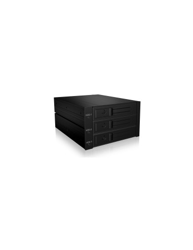 Backplane Icybox 3x3,5" Sata/sas Hdd/ssd -  2x 5,25" Ib-563ssk Retail