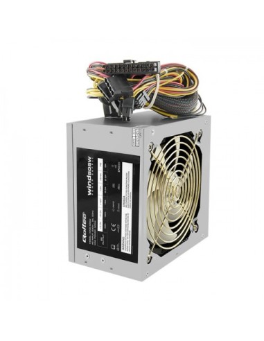 Qoltec Atx 505w Wind Unidad De Fuente De Alimentación 20+4 Pin Atx Gris