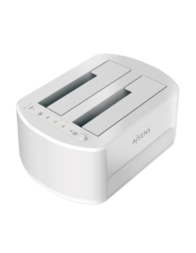 Aisens Docking Station Para Discos Duros Usb 3.0/3.1 Gen1 - Clone - Blanco