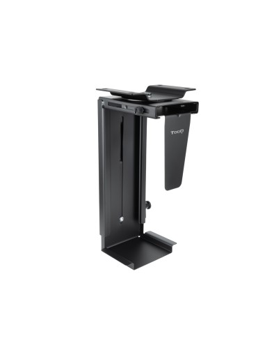 Tooq Soporte De Escritorio/pared Para Cpu - Peso Max 10kg - Angulo De Giro 180º - Negro