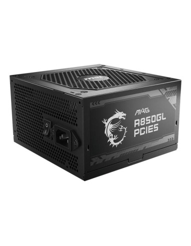 Fuente Alimentación Msi Mag A850gl Pcie5 850 W 20+4 Pin Atx Atx Negro