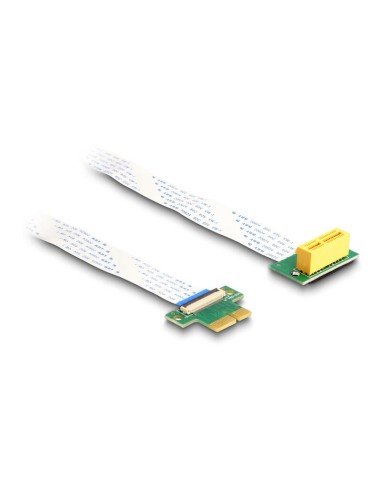 Delock 88021 Tarjeta Elevadora Pci Express X1 Macho A Ranura X1 Con ángulo De 90° Con Cable Fpc 15 Cm