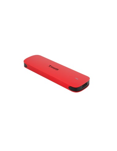 Tooq Caja Externa M.2 Nvme Usb3.1 Gen2 Aluminio - Rojo