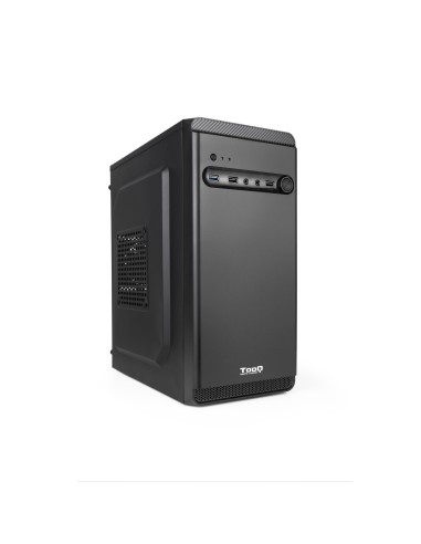 Tooq Caja Minitorre Micro-atx/mini-itx - Tamaño Disco Soportado 3.5", 2.5" - Usb3.0, 2.0, Audio Hd - Ventilador 80mm