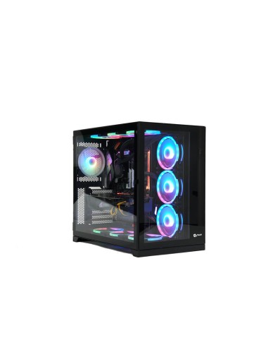 Talius Caja Atx Gaming Zeus Black Rgb Cristal Templado Usb 3.0