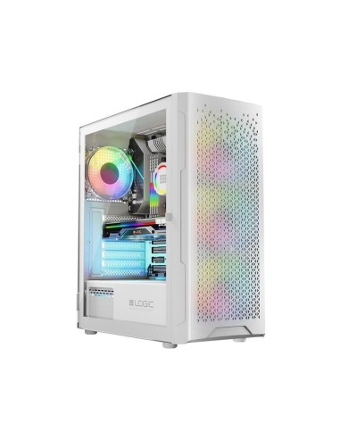 Caja Pc Logic Aramis Argb Minidi  Usb 3.0 Blanco