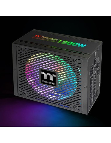 Fuente De Alimentación Thermaltake Atx 1200w Pf1 Argb Plat Negro 80 + Platinum/full Modular/rgb Ventilador 140mm Ps-tpd-1200...