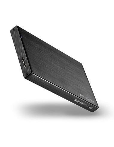 Axagon Ee25-xa6 Caja Externa De 2,5", Usb3.0 / Sata 6g, Aluminio - Negro