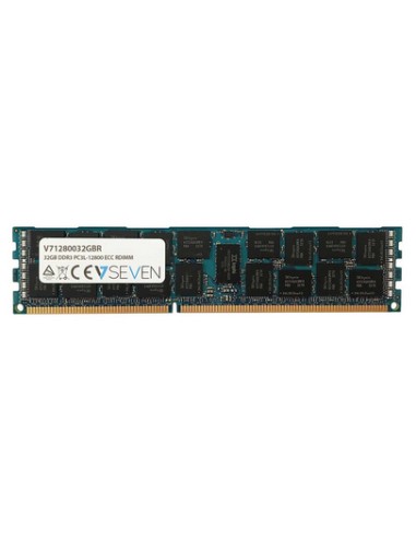 Memoria Ram V7 Servidor 32gb Ddr3 1600mhz Cl11 Ecc Reg Pc3l-12800 1.35v Leg