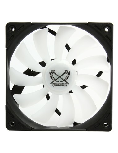 Scythe Su1225fd12hr-rn Sistema De Refrigeración Para Ordenador Universal Ventilador 12 Cm Negro, Blanco 1 Pieza[s]