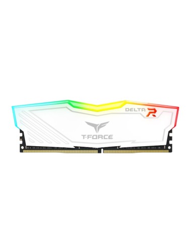 Memoria Ram Teamgroup Ddr4 32gb 2x16gb Pc3600 Delta Rgb Blanco/cl 18/1.35 V Tf4d432g3600hc18jdc01