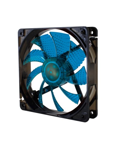 Nox Ventilador Caja Coolfan 12x12 Led 19 Dba. Azul