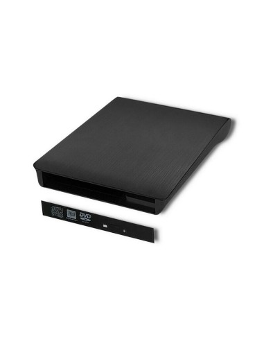 Caja Para Unidad óptica Sata Usb 2.0 Externa De 12,7 Mm Qoltec