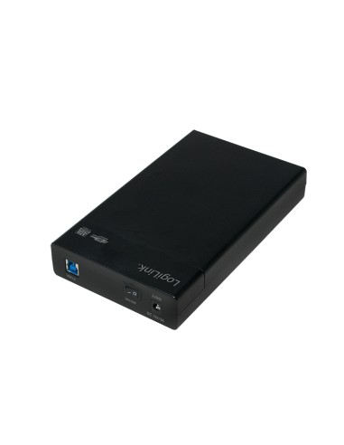 Logilink Caja Externa Hdd 3.5 Usb 3.0 Sata Sin Tornillos Negro Ua0276