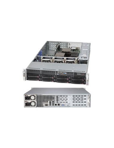 Supermicro Superchassis 825tqc-r1k03wb Negro 1000 W