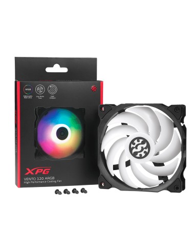 Adata Ventilador Caja Xpg Vento 120 Argb Vento120argb-bkcww