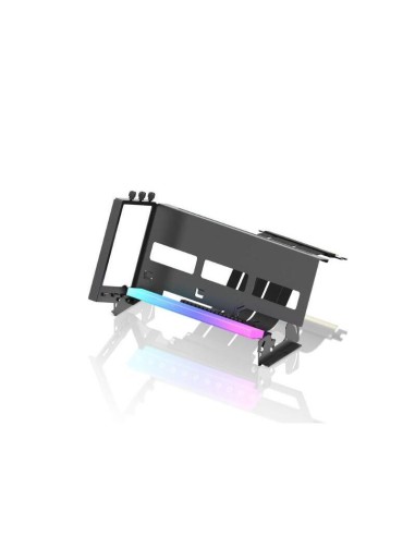 Soporte Tarjeta Grafica Vertical Pcie 4.0 Rgb Negro Argb/multiángulo 0-45º/pcie 4.0