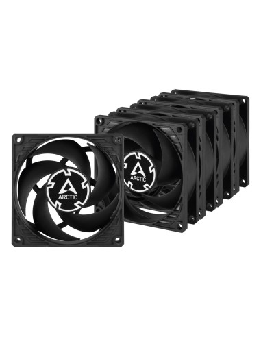 Ventiladores Arctic P8 Value Pack Negro 80 Mm Paquete 5 Piezas