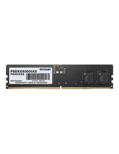 Memoria  Patriot  8 Gb Ddr5-5200  Psd58g520041 Patriot Dimm 8 Gb Ddr5-5200, Ram Negro, Psd58g520041, Firma Psd58g520041 Negro...