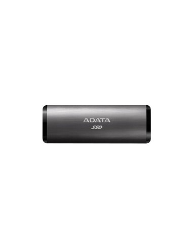 Adata Ase760 512 Gb Gris, Titanio, Unidad De Estado Sólido Gris, 512 Gb, Usb Tipo C, 3.2 Gen 2 (3.1 Gen 2), Gris, Titanio