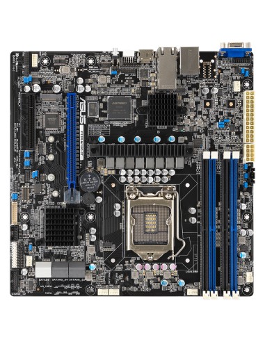 Placa Base Asus Servidor Intel 1200 P12r-m/10g-2t M-atx, 4xddr4 2666, Usb3.2 Gen2, Sata3, 1xm.2