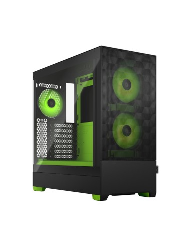 Caja Pc Fractal Design  Pop Air Rgb Green Core Tg Clear Tint