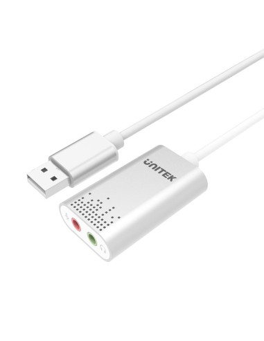 Tarjeta De Sonido Usb Unitek Estéreo Y-247a