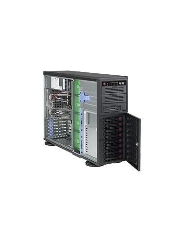 Supermicro Chasis Negro Super Silencioso 4u Sc743tq Con 900w De Potencia 01 M