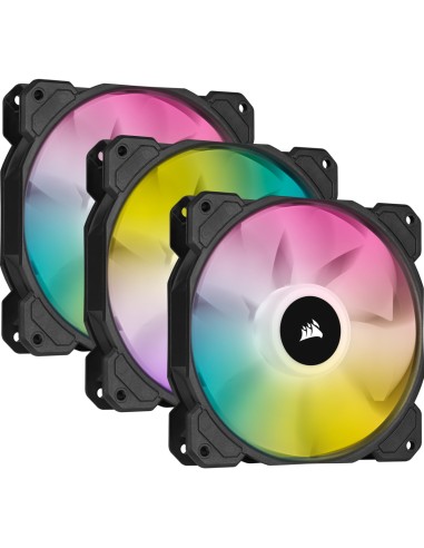 Ventilador Corsair 120 * 120 * 25 Sp120 Elite Rgb Pwm Pack 3 Uds Co-9050109-ww