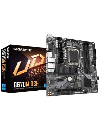 Gigabyte Q670m D3h Q670 S1700 Micro Atx Ddr5