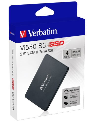 Verbatim Vi550 S3 2,5  Ssd 4tb Sata Iii  49355