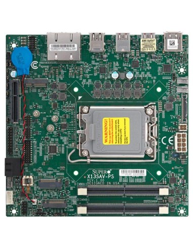 Supermicro Placa Base Mbd-x13sav-ps Mini-itx Socket 1700 Ddr5-only Single